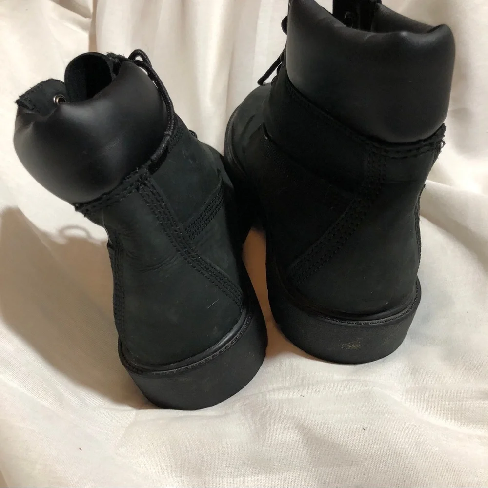 Timberland Black Youth Boots Hiking Waterproof